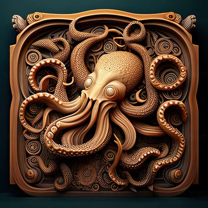 Animals Octopus bimaculatus