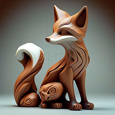 3D модель Викси из лисы и пса (STL)