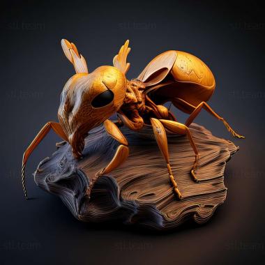 3D модель Camponotus kiusiuensis (STL)