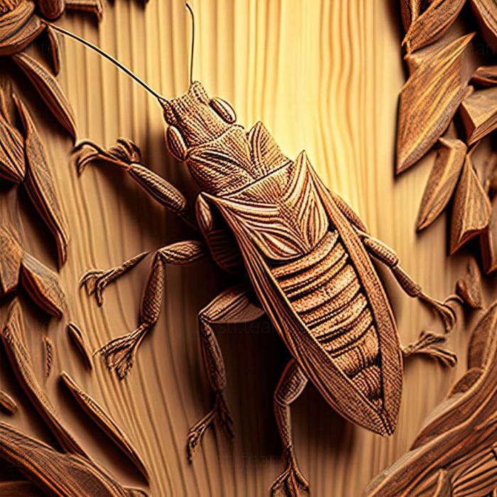 3D модель Nazeris brevipennis (STL)