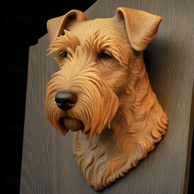 3D model Lakeland Terrier dog (STL)