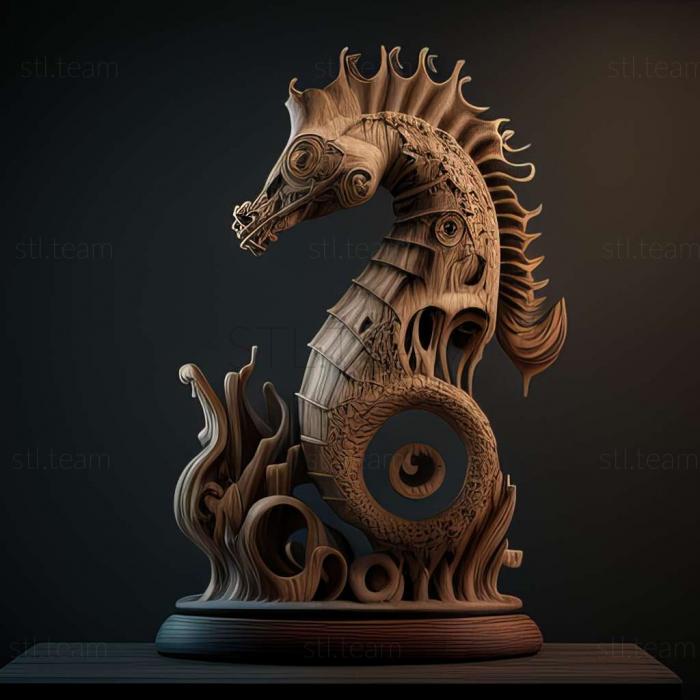Animals SEAHORSE ON THE STAND