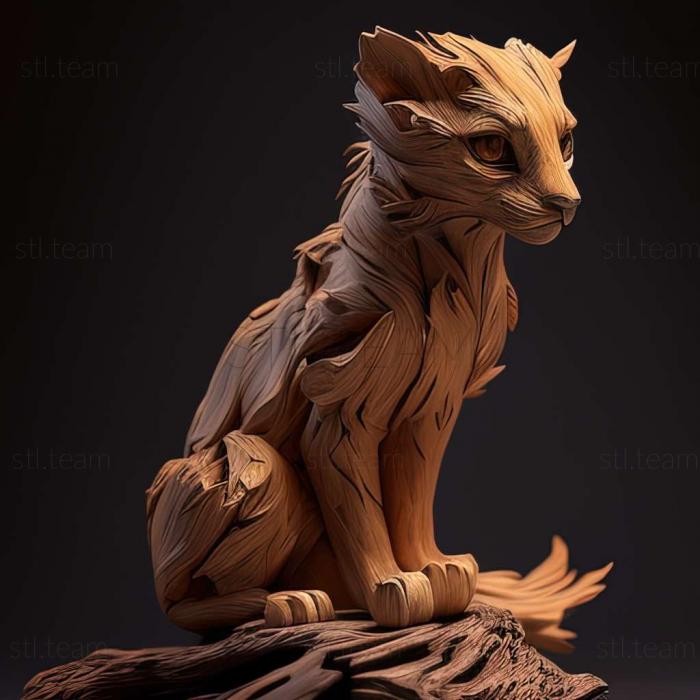 3D model Angalifu famous animal (STL)