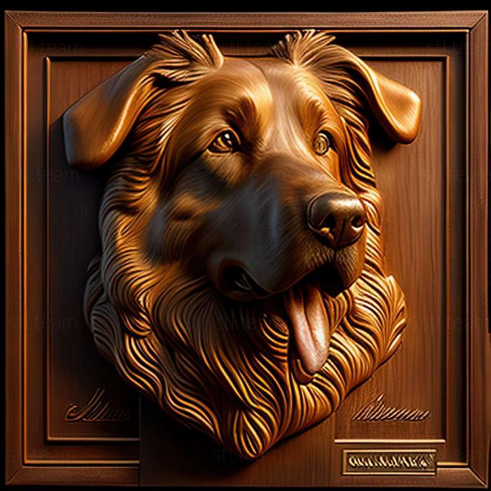 3D model Maremmo Abruzzi Shepherd dog (STL)