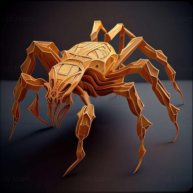 3D модель Ixodes hydromyidis (STL)