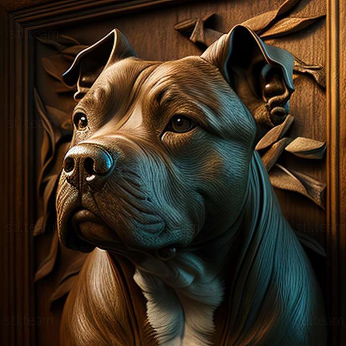 Animals American Pit Bull Terrier dog