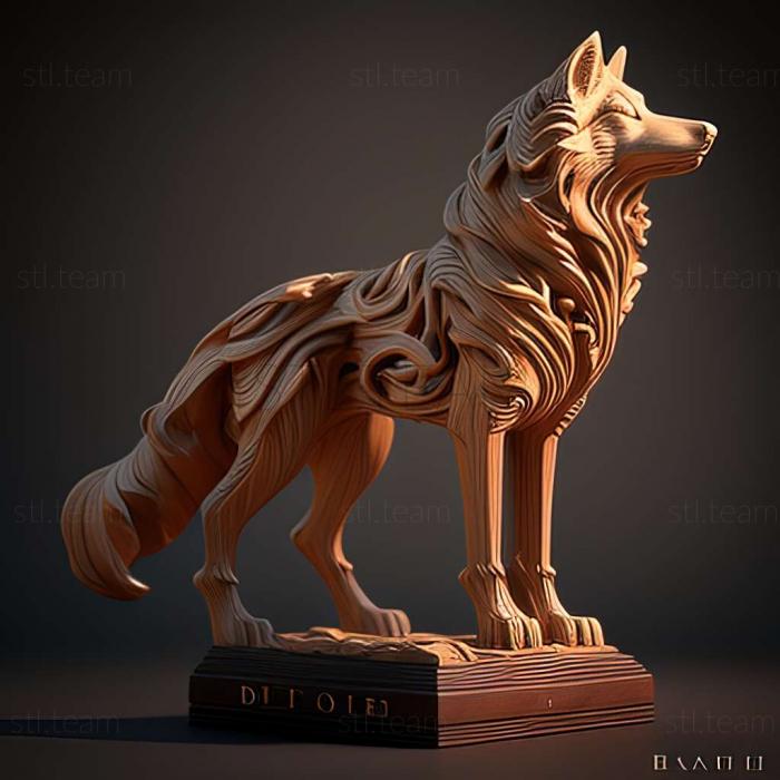 3D модель Знаменитое животное Балто (STL)