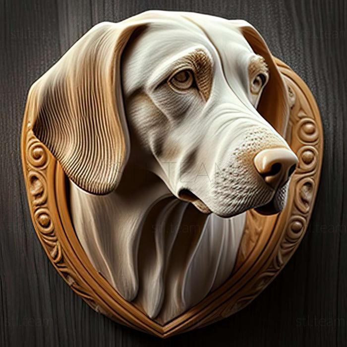 3D model The Spanish Hound dog (STL)