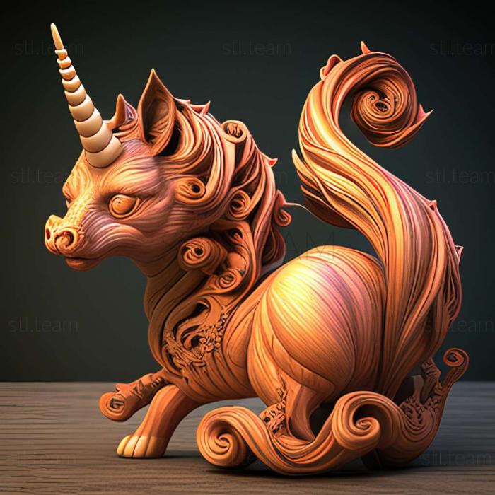 3D model Unicorn cat from Unicitti (STL)