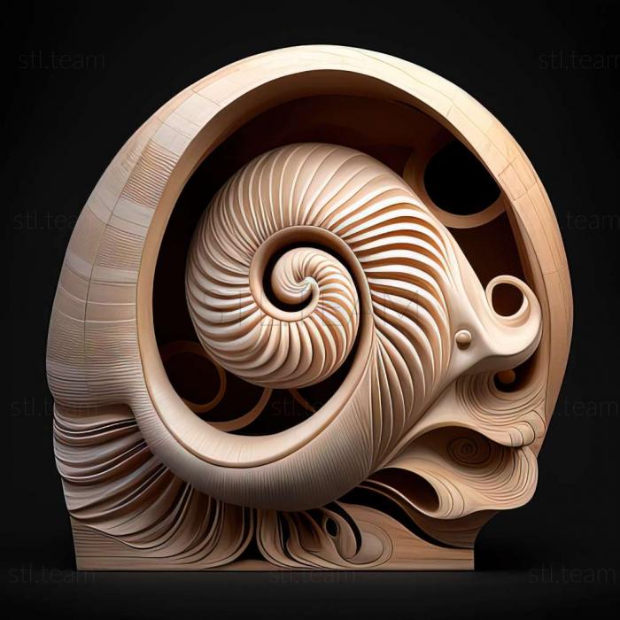 3D модель Nautilus belauensis (STL)