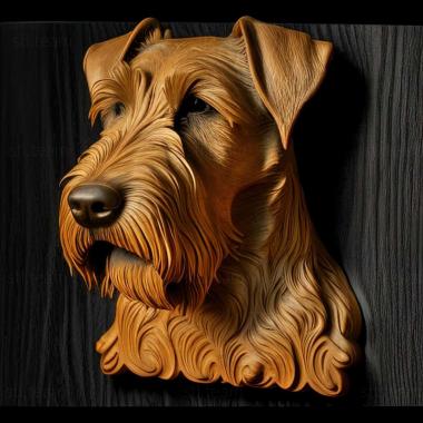 3D модель Німецький ягдтерєр собака (STL)