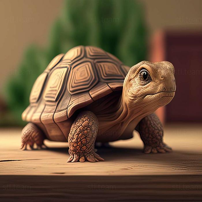 3D model Harriet turtle famous animal (STL)