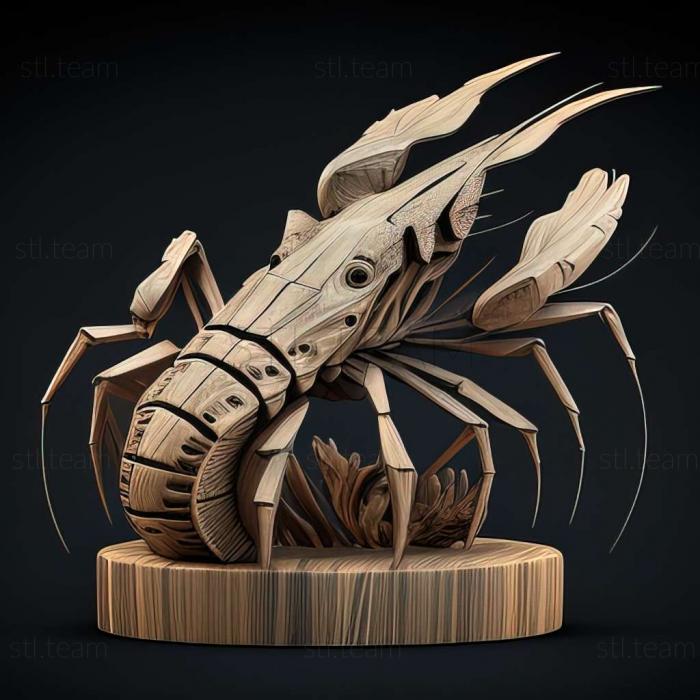 3D model Cherax quadricarinatus (STL)