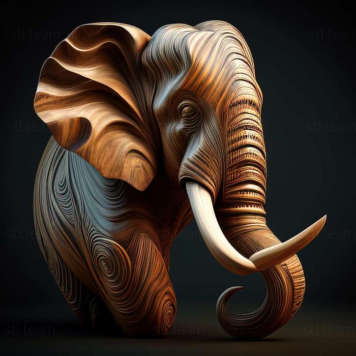 3D модель Слоны знаменитые (STL)