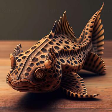 3D модель Псевдакантикус леопардовый (STL)