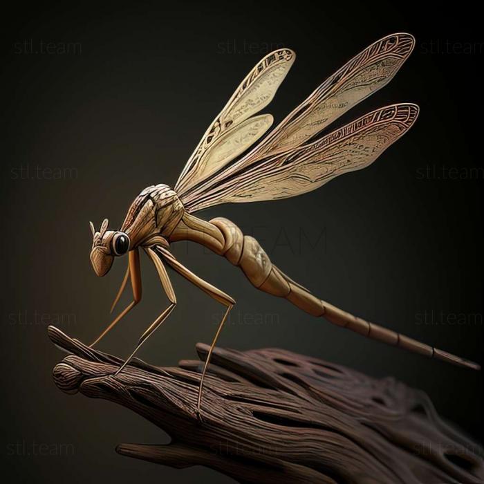 3D model Ceriagrion obfuscans (STL)