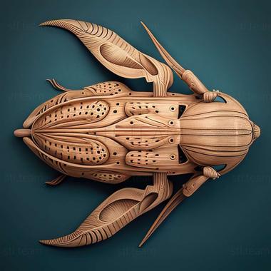 3D модель Chlorocypha maxima (STL)