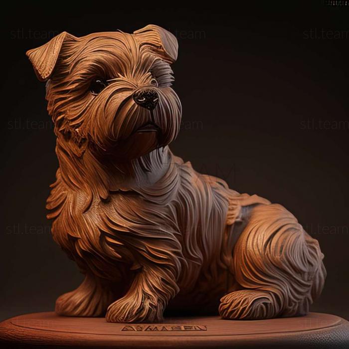 3D модель Собака денди динмонт терьер (STL)