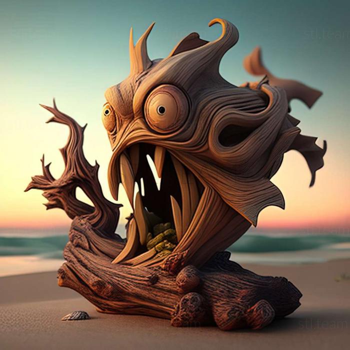 3D model Monsters on Vacation 3 The Sea is calling (STL)