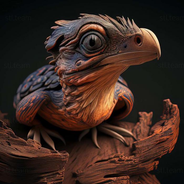 3D модель Brachyramphus perdix (STL)