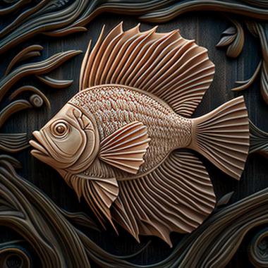 3D model Shell agassiz fish (STL)