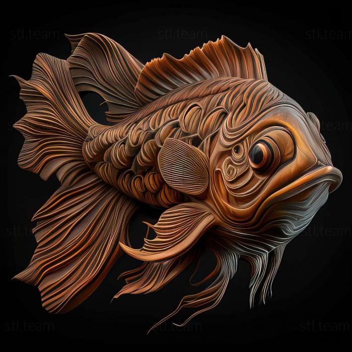 3D модель Суматранская рыба барбус (STL)