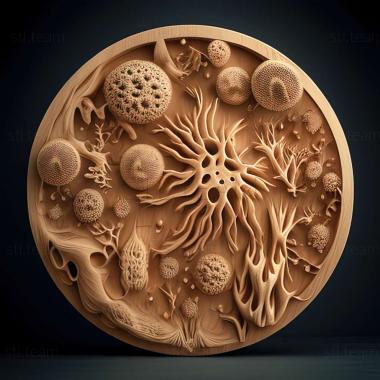 3D модель Dicranococcus sabahensis (STL)