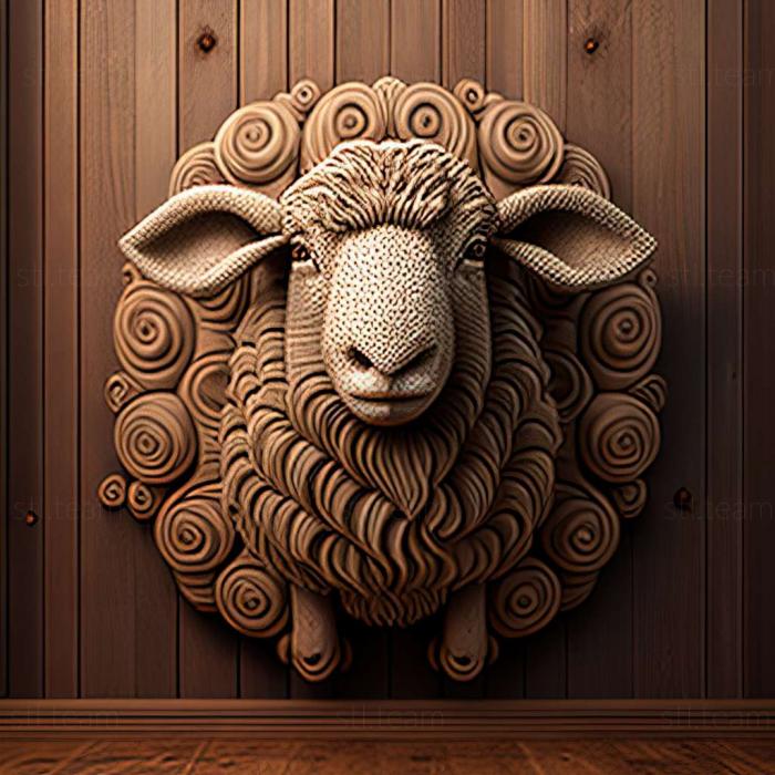 3D model Dolly sheep famous animal (STL)