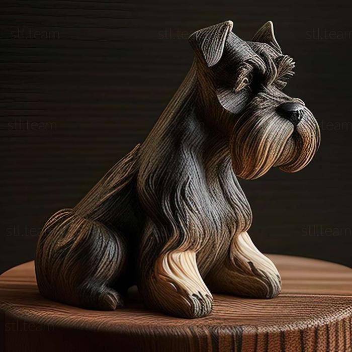 Zwergschnauzer dog