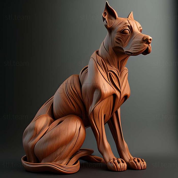 3D model Podenko ibitsenko dog (STL)