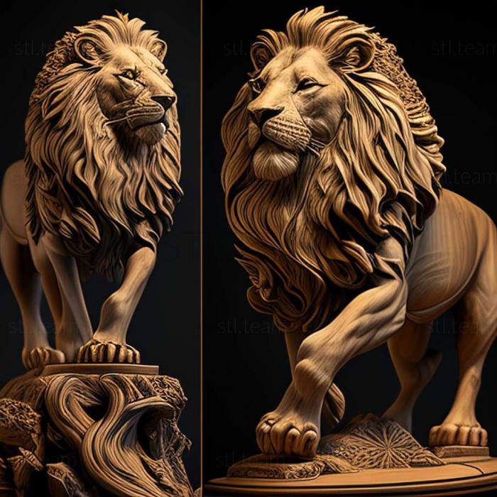 3D model Cecil lion famous animal (STL)