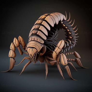 3D model Scolopendra morsitans (STL)