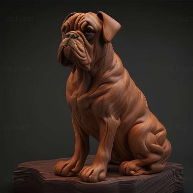 3D model Duke dog famous animal (STL)