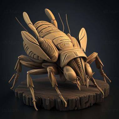 3D модель Centroselachus crepidater (STL)