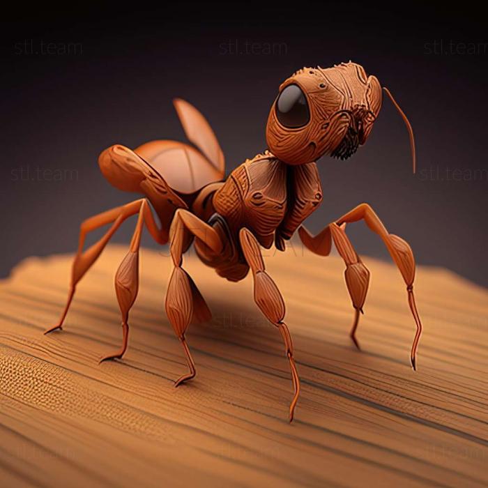 3D model Patagonomyrmex laevigatus (STL)