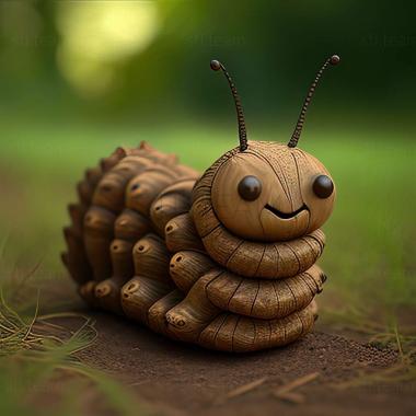 3D model Little caterpillar from Katie (STL)