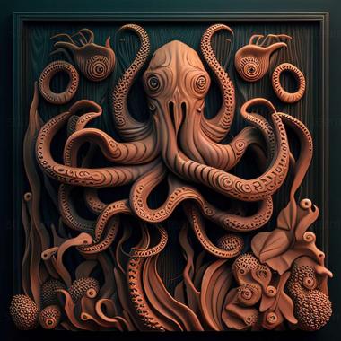 3D модель Pontinus tentacularis (STL)