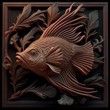 3D model Priacanthus fitchi (STL)