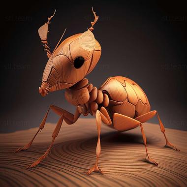 3D модель Pheidole pallidula (STL)