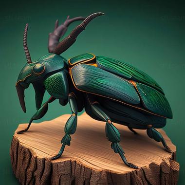 3D модель Carabus smaragdinus (STL)