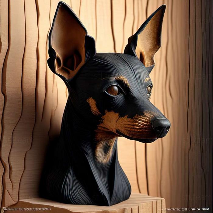 3D модель Собака породи англійський той терєр (STL)
