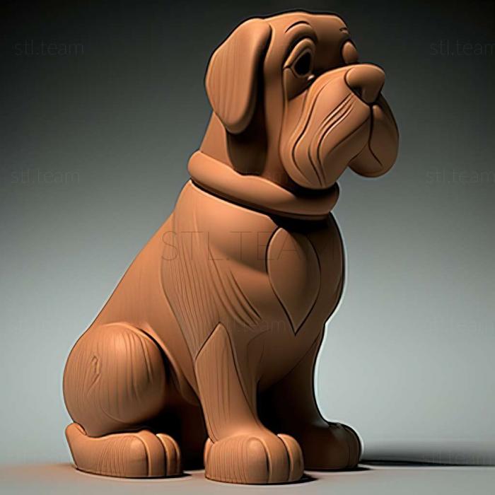3D модель Клиффорд из Big ed Dog Clifford (STL)