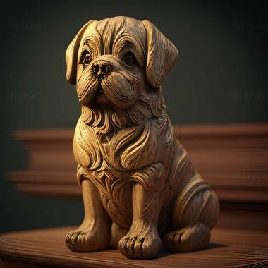 3D модель Собака Джульбарс знаменита тварина (STL)