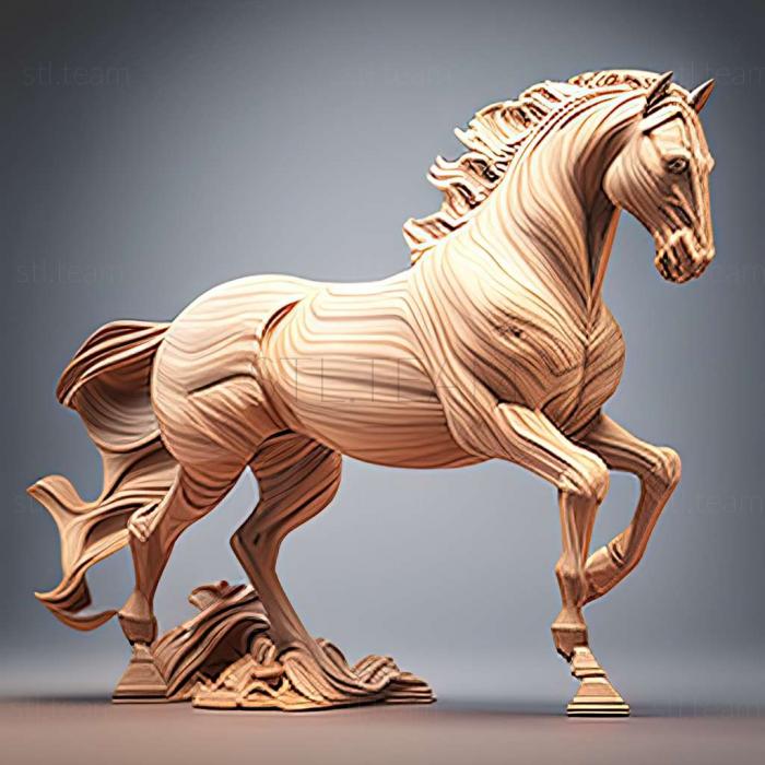 3D model Idol horse famous animal (STL)