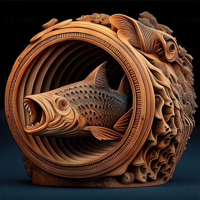 3D модель Телескоп тигрова риба (STL)