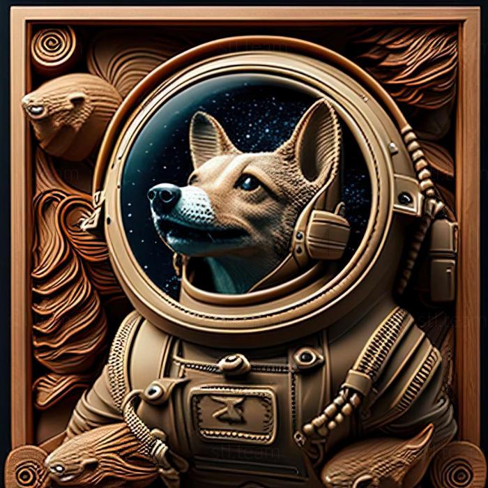 Laika cosmonaut dog famous animal
