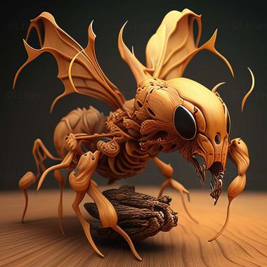 3D модель Pheidole infernalis (STL)