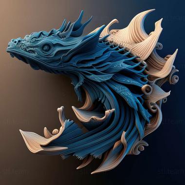 3D модель Glaucus atlanticus (STL)