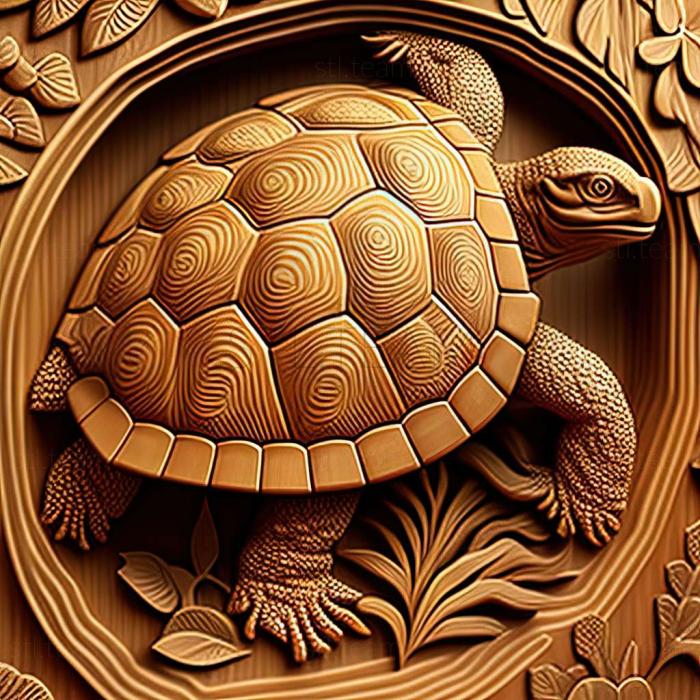 3D model Jonathan Turtle famous animal (STL)