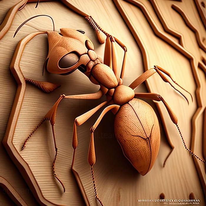 3D модель Pogonomyrmex occidentalis (STL)